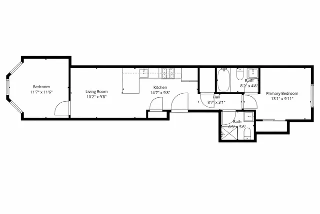 a picture of a floor plan