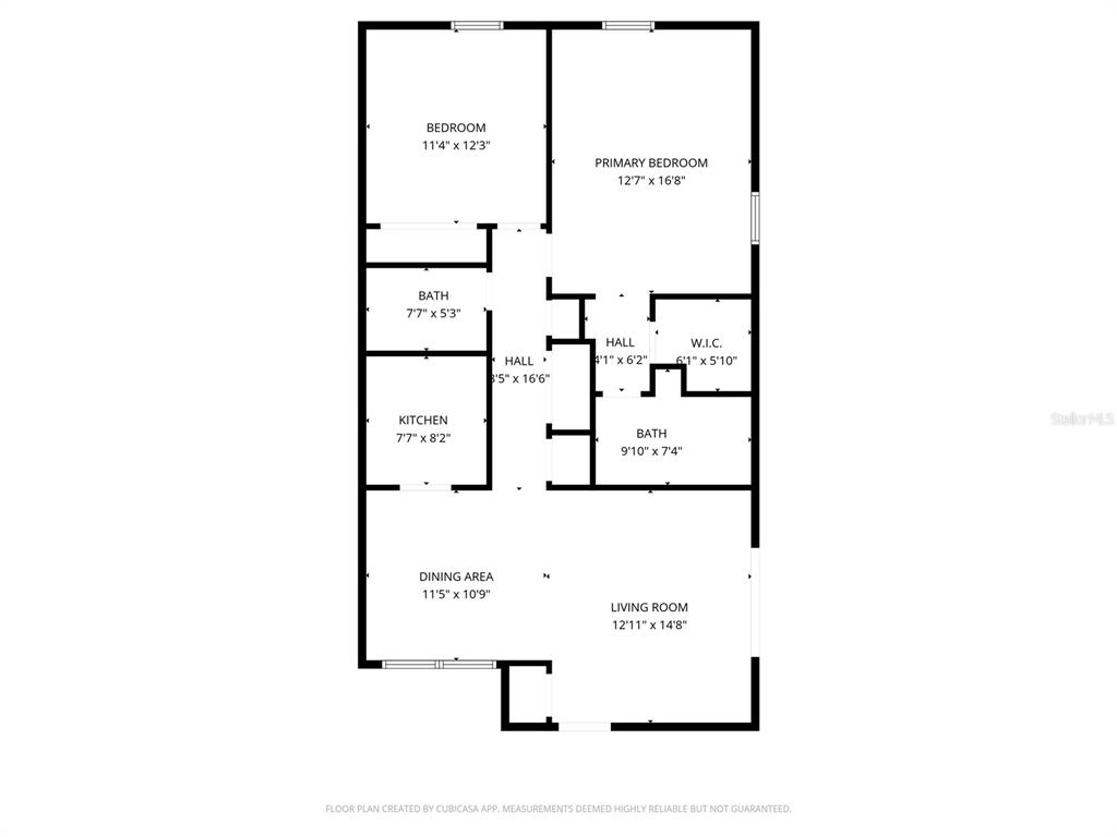 6519 West Newberry Road, Unit 109 Gainesville, FL 32605 - Photo 21 of 21 a picture of a floor plan