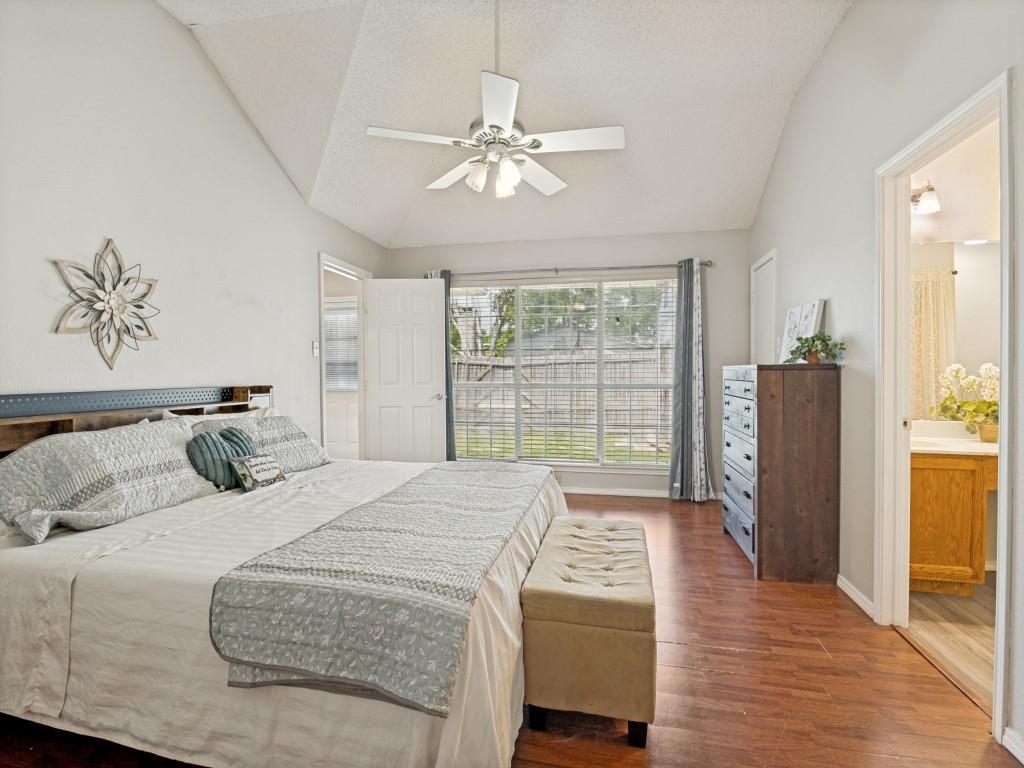 3605 Royal Valley Road Grand Prairie, TX 75052 - Photo 10 of 17 Master Bedroom, has a door into the kitchen area with easy assess to the back door and yard. Doorway behind this viewpoint leds into the front hallway and utility room