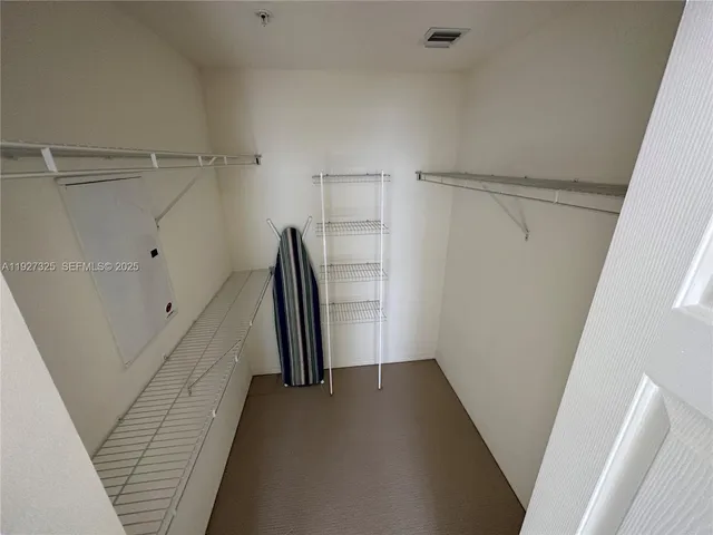 a view of walk in closet