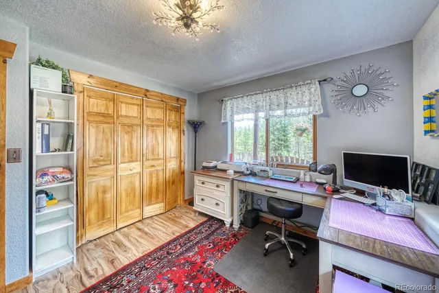 a view of a workspace with a window