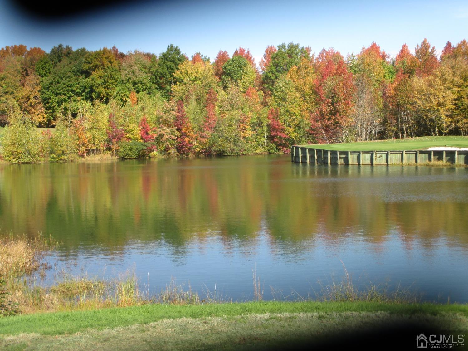 114 Riviera Drive Monroe Township, NJ 08831 - Photo 36 of 40 a view of a lake with a yard
