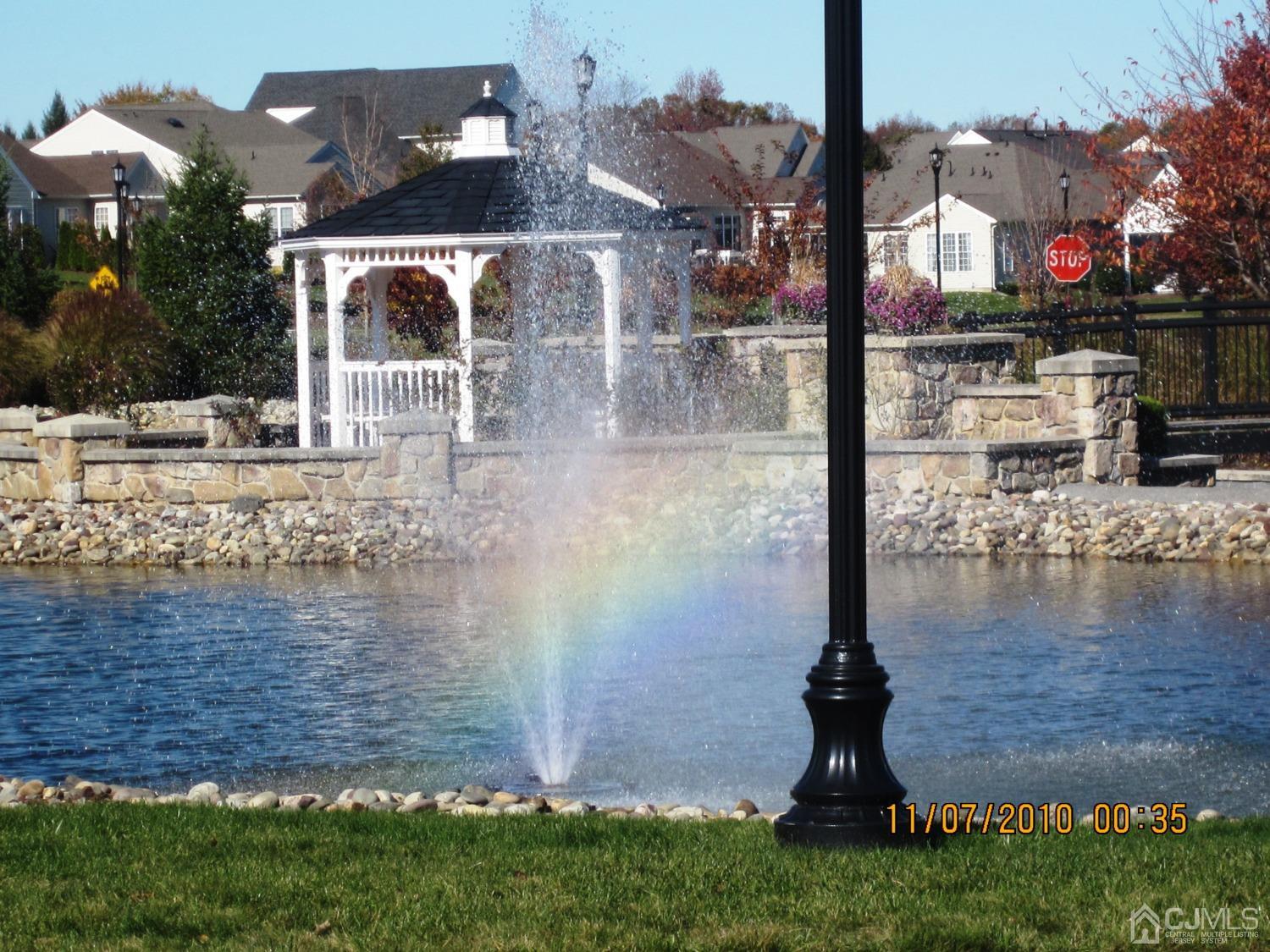 114 Riviera Drive Monroe Township, NJ 08831 - Photo 39 of 40 a view of a water fountain in the backyard