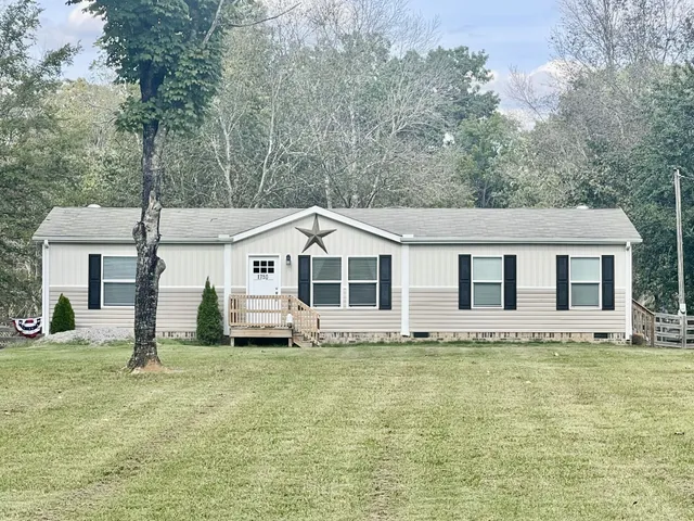 a backyard of a house