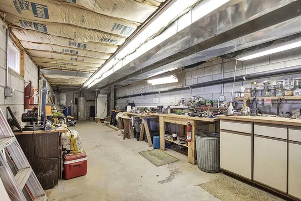a view of a storage & utility room