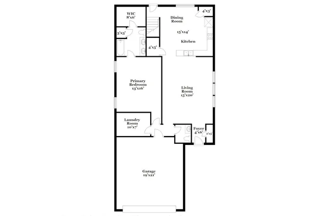 a picture of a floor plan