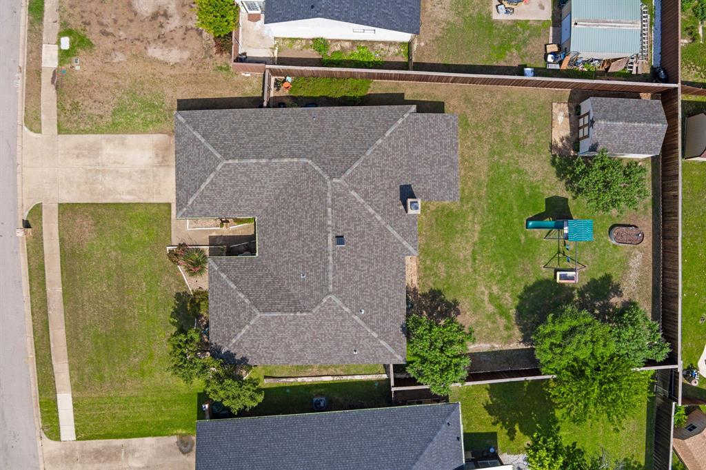 224 Overcrest Drive Benbrook, TX 76126 - Photo 37 of 39 an aerial view of a house with a yard