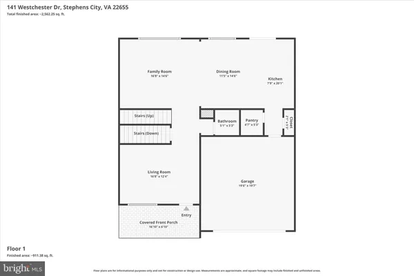 $549,900 | 141 Westchester Drive, Stephens City, VA 22655