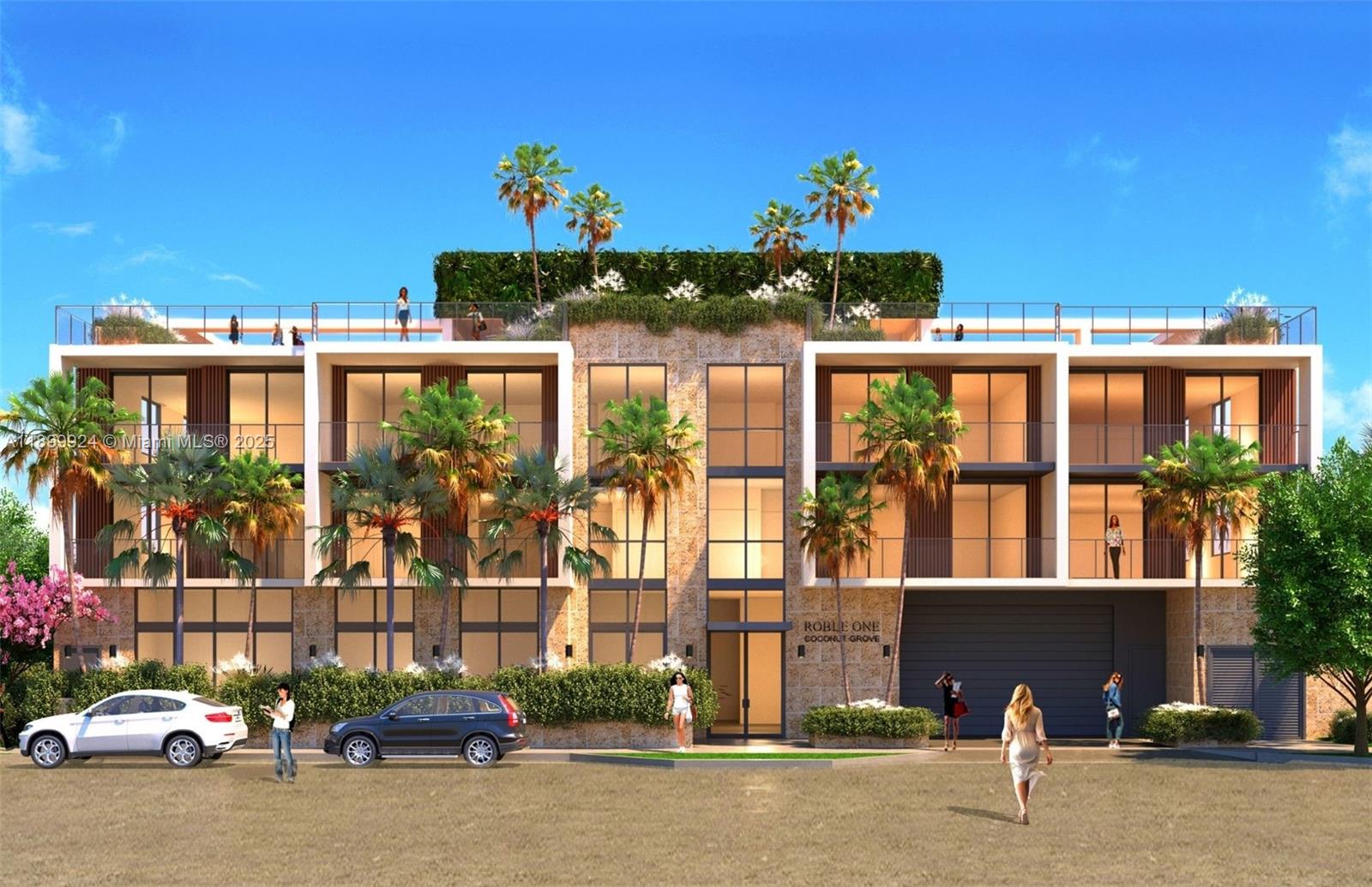 3069 Plaza Street, Unit 2B1 Miami, FL 33133 - Photo 1 of 4 a front view of a house with a parking area