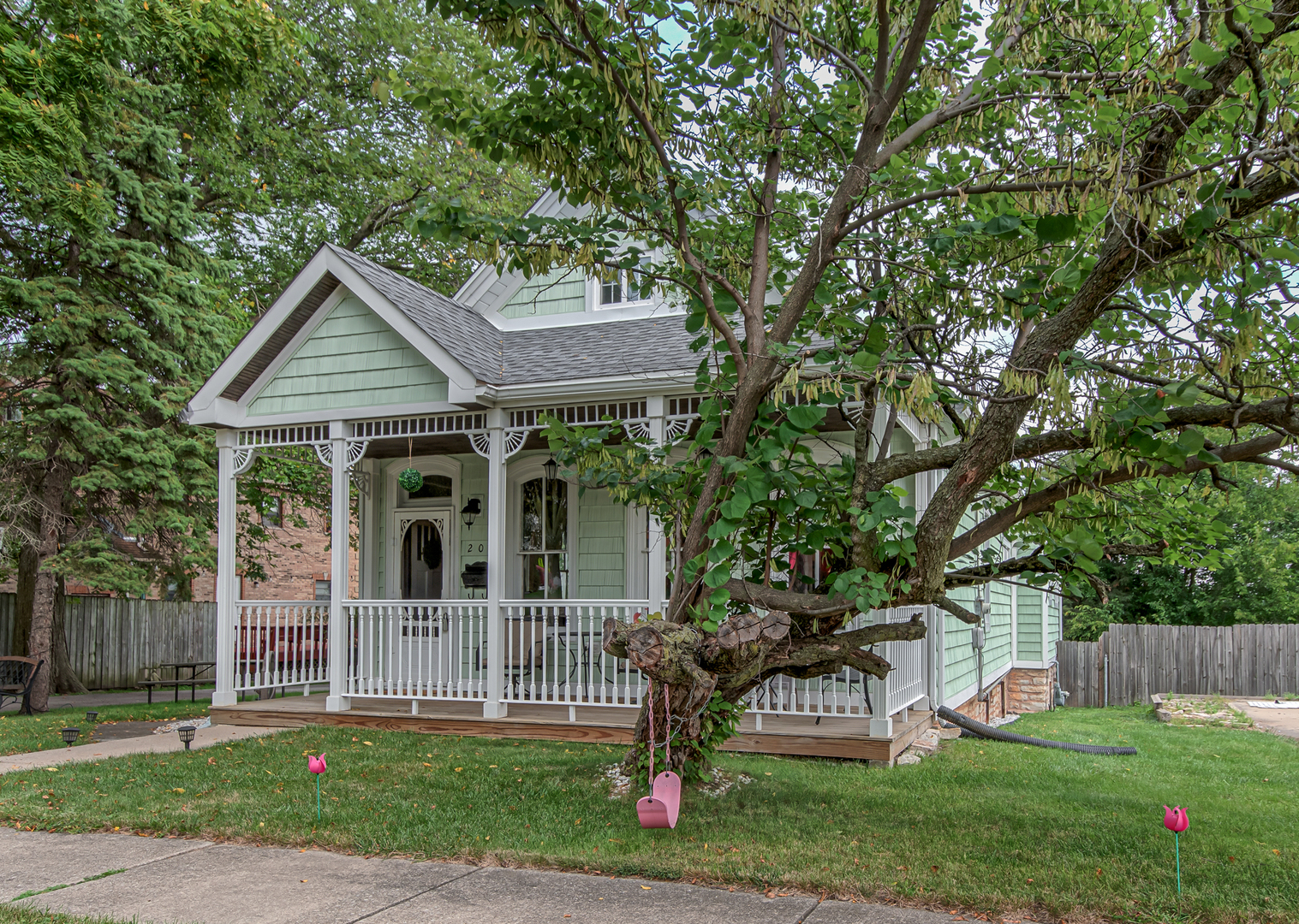 207 East Custer Street Lemont, IL 60439 - Photo 2 of 27 a front view of a house with a yard and tree