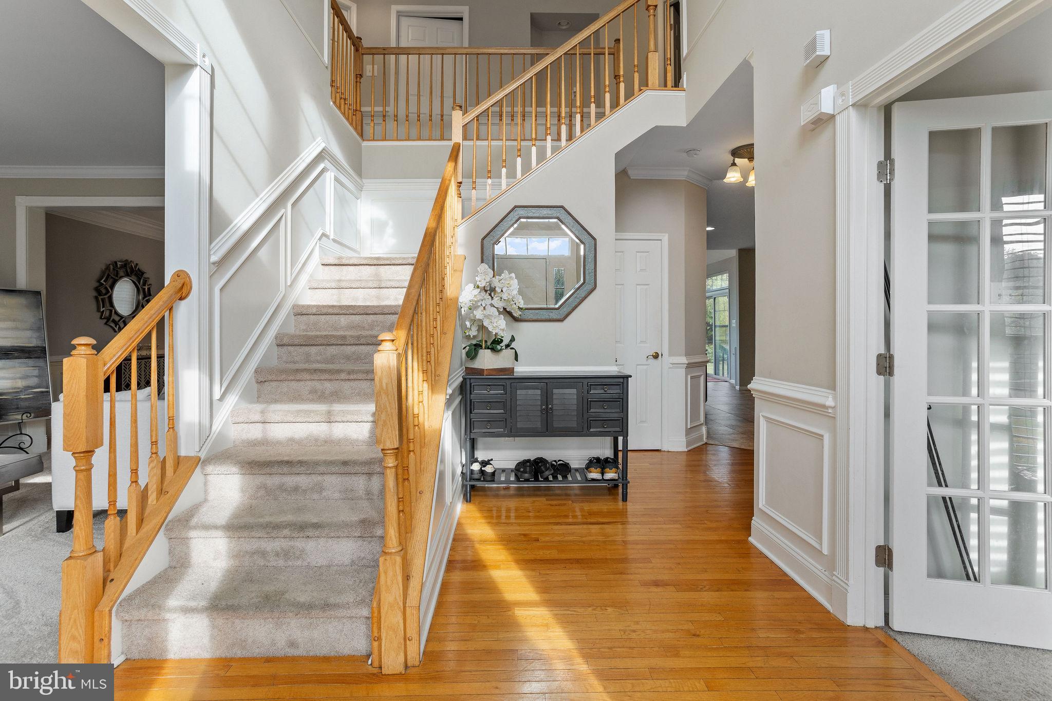 44 Red Fox Trail Sicklerville, NJ 08081 - Photo 3 of 49 a view of entryway and hall with wooden floor