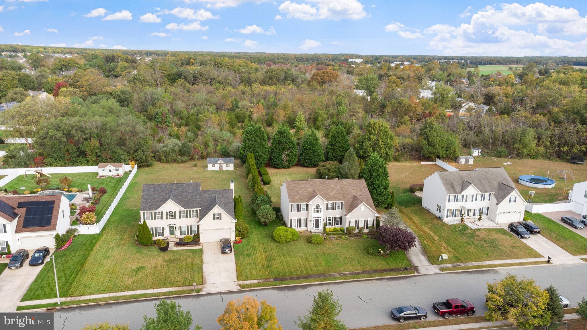 44 Red Fox Trail Sicklerville, NJ 08081 - Photo 47 of 49 an aerial view of residential houses with outdoor space and swimming pool