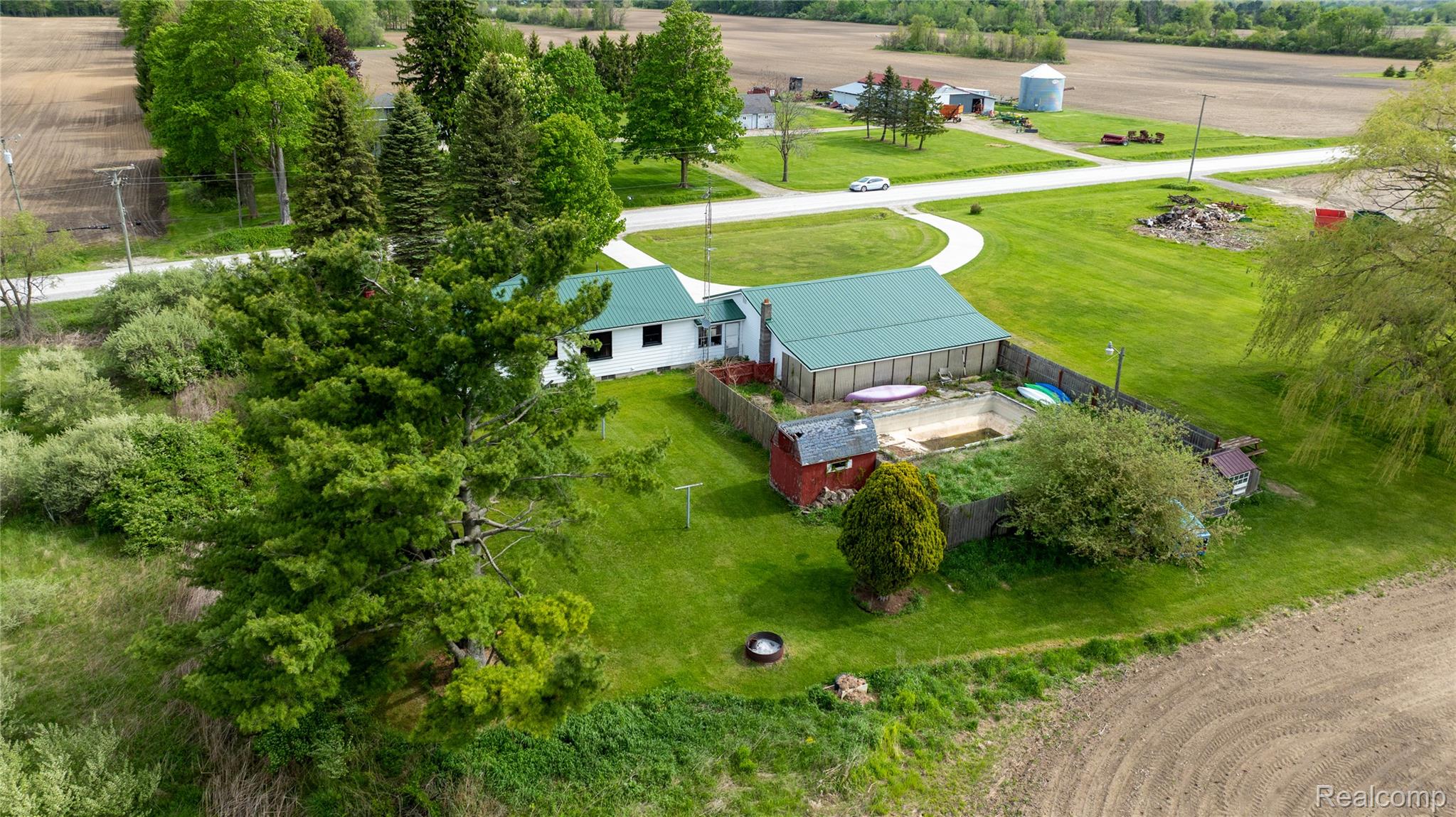 6373 Norman Road Jeddo, MI 48032 - Photo 30 of 32 Overview of rural landscape with a tree filled landscape