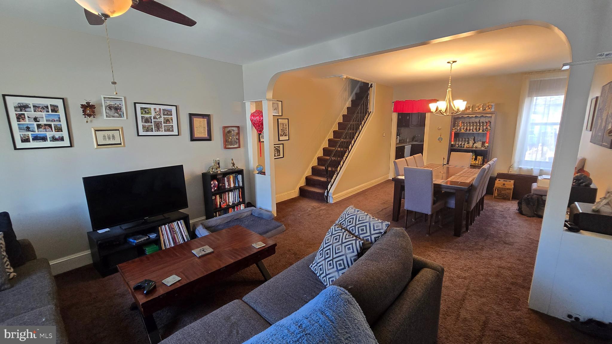 4606 Smick Street Philadelphia, PA 19127 - Photo 9 of 21 a living room with furniture and a flat screen tv