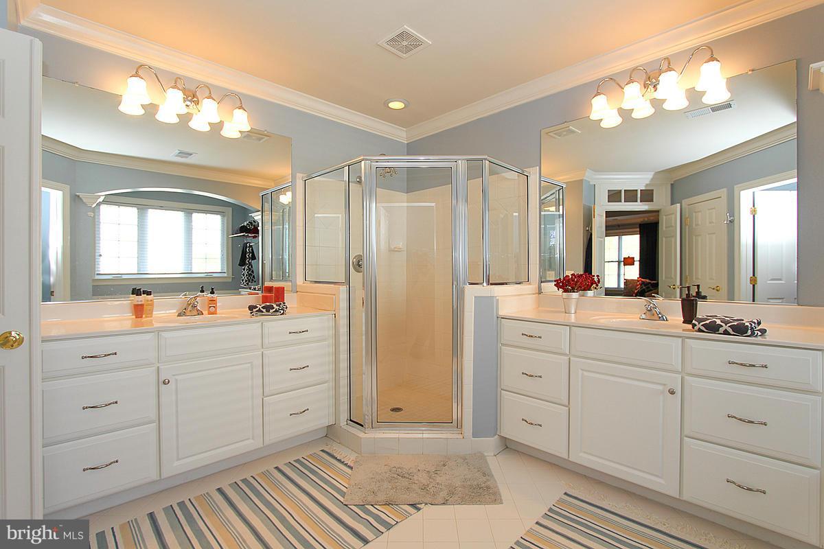 18504 Kerill Road Triangle, VA 22172 - Photo 15 of 30 Master Suite Bath with Split Vaniities