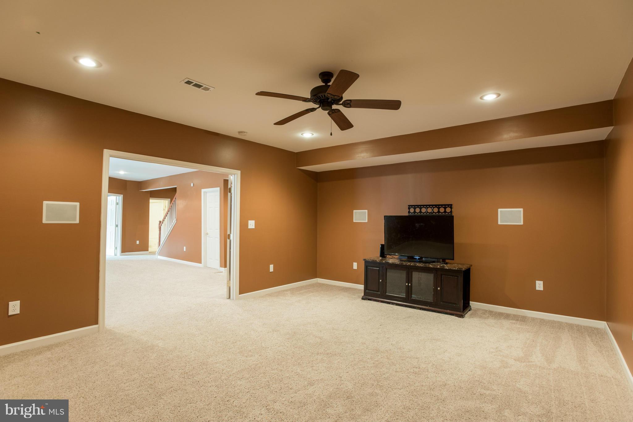 18504 Kerill Road Triangle, VA 22172 - Photo 23 of 30 Media Room View to Recreation Room