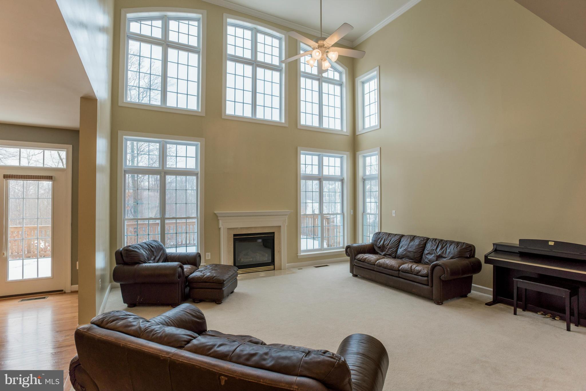 18504 Kerill Road Triangle, VA 22172 - Photo 6 of 30 Family Room w/ Solar Film Covered Windows