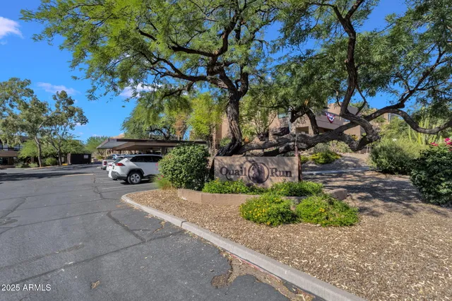 a view of outdoor space with garden