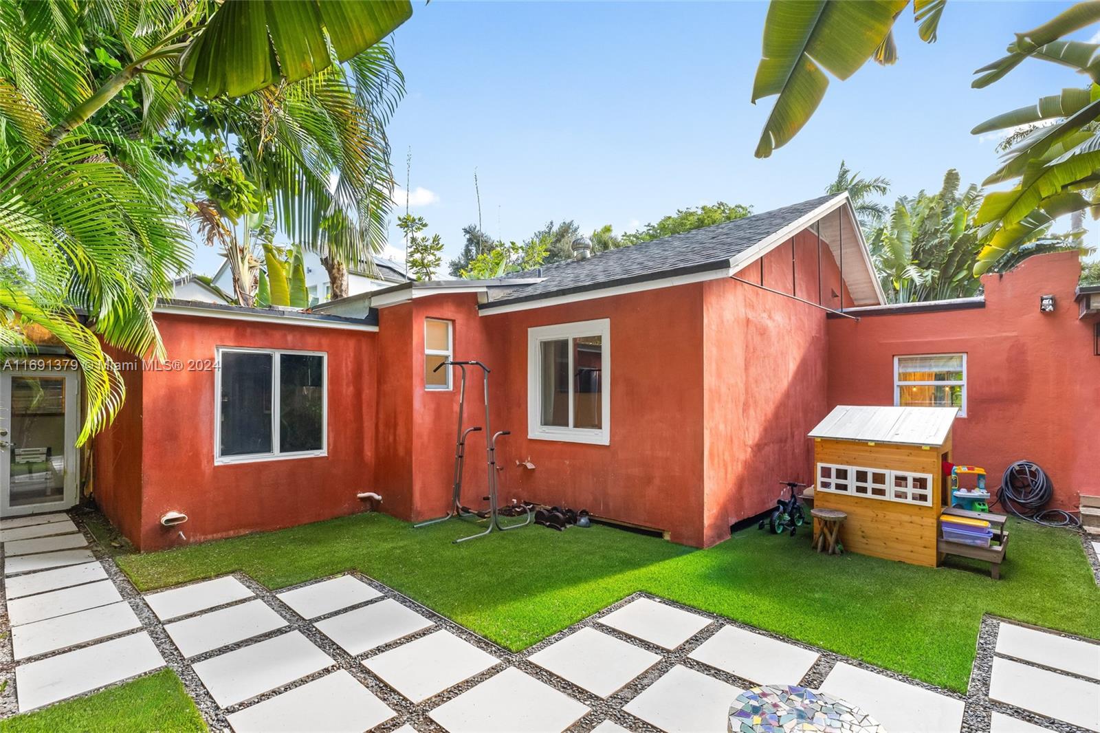 3685 St Gaudens Road Miami, FL 33133 - Photo 56 of 66 a view of a house with a yard