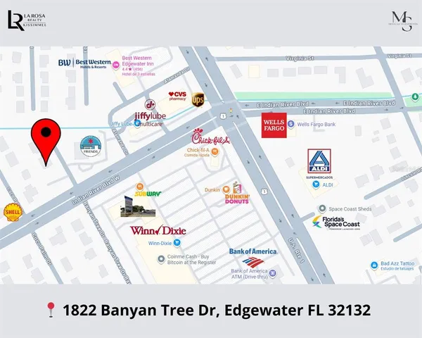 $615,000 | 1822 Banyan Tree Drive, Edgewater, FL 32132