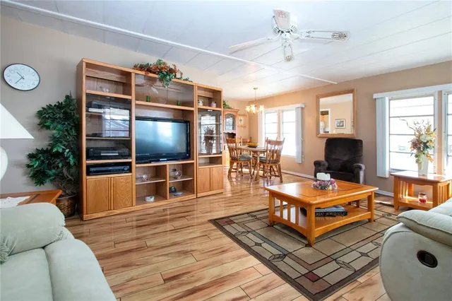 a bedroom with a bed and a table