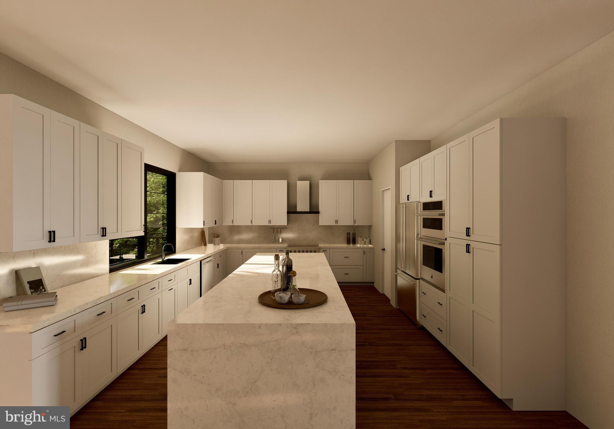 2055 Trumbull Terrace Northwest Washington, DC 20011 - Photo 6 of 12 a kitchen with sink refrigerator and stove