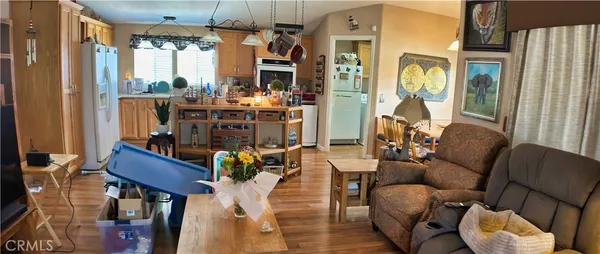 a living room filled with furniture
