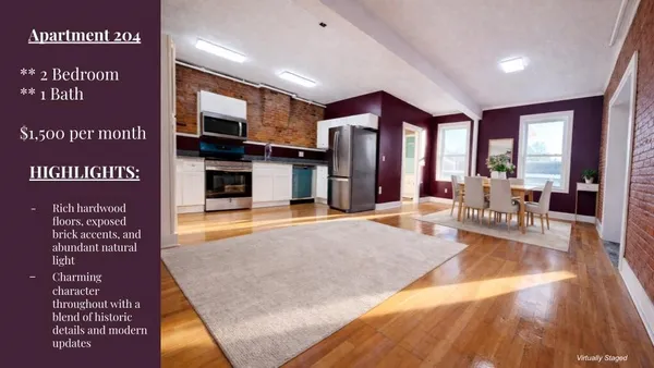 $1,500 | 27 East Main Street, Unit 204, Waterloo, NY 13165