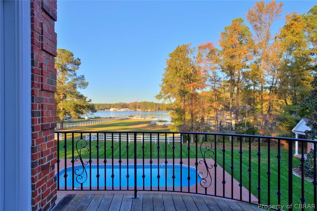 1901 Windmill Point Road White Stone, VA 22578 - Photo 33 of 47 Office's private balcony - What a View when taking a break from work