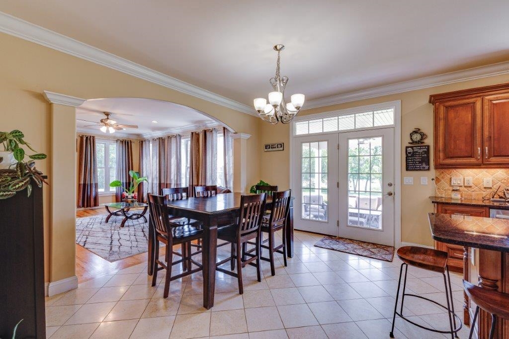 61 Bridgewater Road Bridgewater, VA 22812 - Photo 13 of 75 a view of a dining room with furniture and chandelier