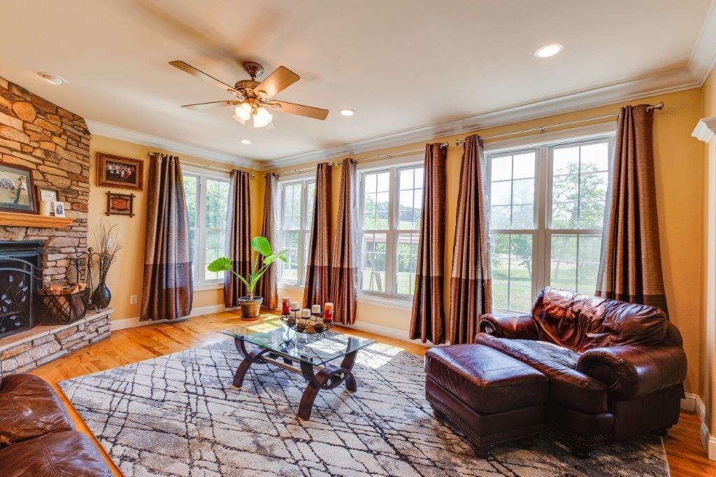 61 Bridgewater Road Bridgewater, VA 22812 - Photo 20 of 75 a living room with furniture and large windows