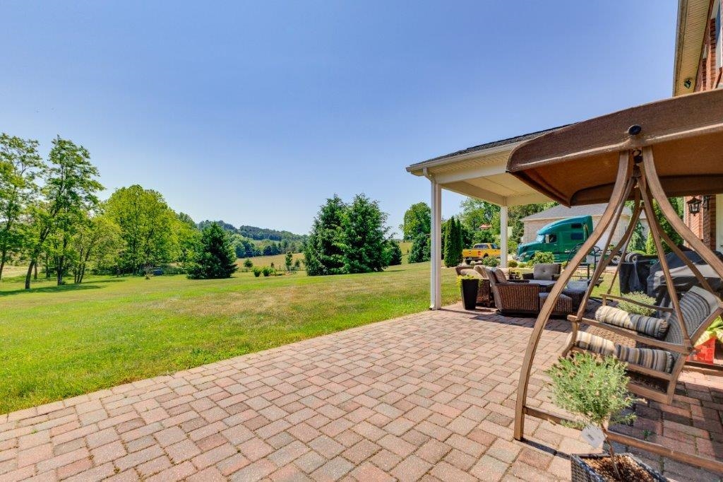 61 Bridgewater Road Bridgewater, VA 22812 - Photo 50 of 75 a view of a patio with a backyard