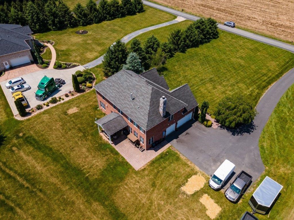 61 Bridgewater Road Bridgewater, VA 22812 - Photo 67 of 75 an aerial view of a house with garden space and swimming pool
