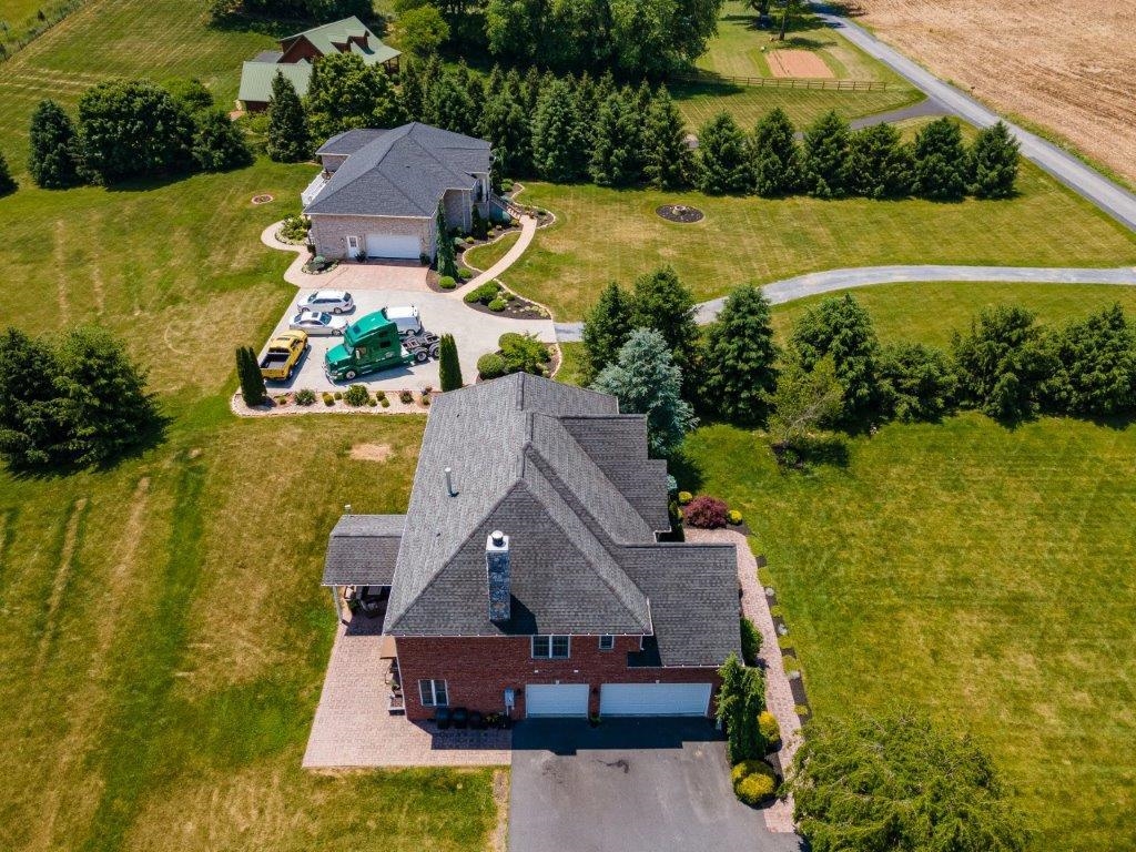 61 Bridgewater Road Bridgewater, VA 22812 - Photo 68 of 75 an aerial view of a house with a yard basket ball court and outdoor seating