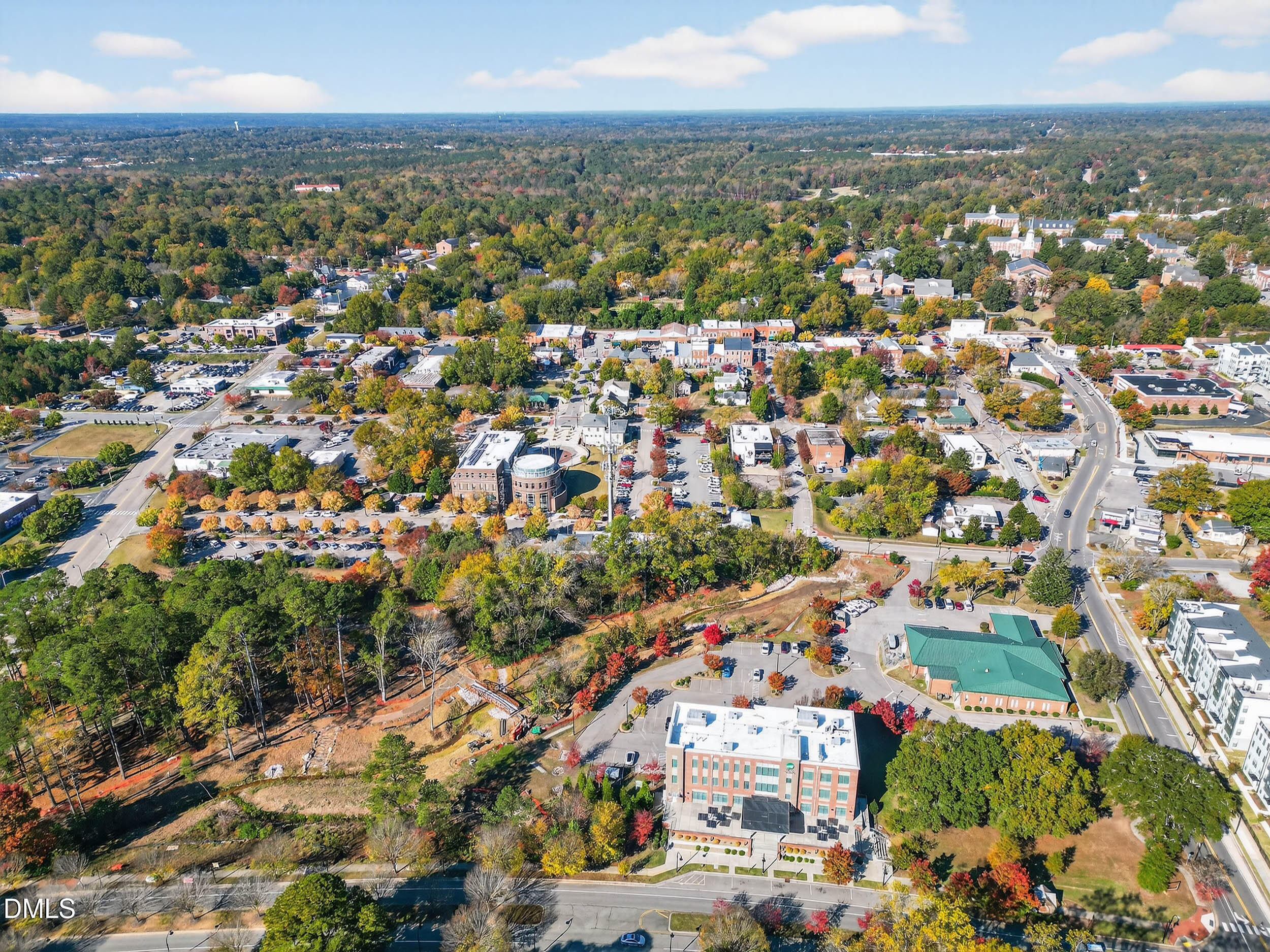 0 Carroll Street Wake Forest, NC 27587 - Photo 11 of 13 an aerial view of residential houses with outdoor space