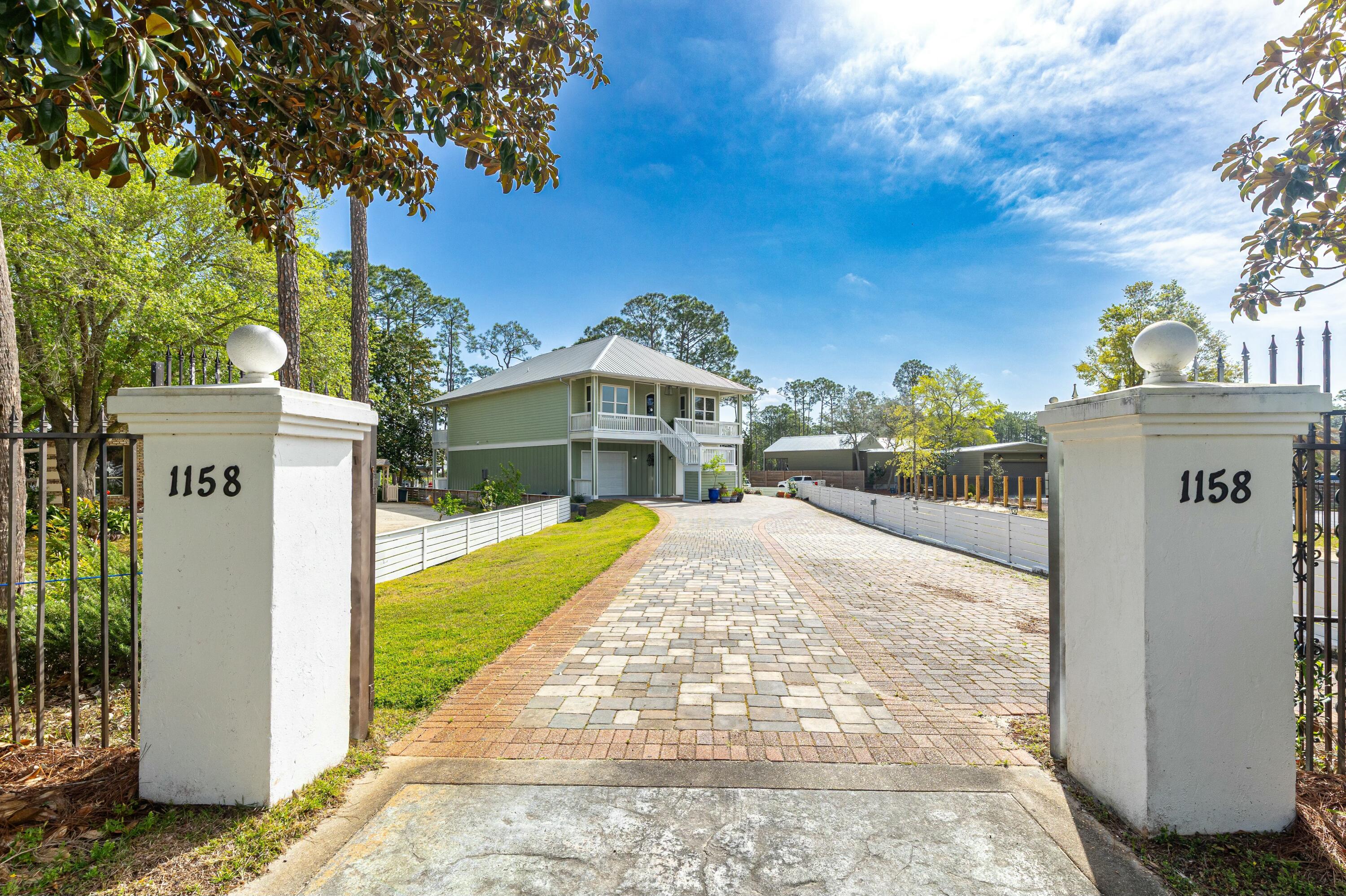 1158 Mack Bayou Road Santa Rosa Beach, FL 32459 - Photo 1 of 70 Entrance
