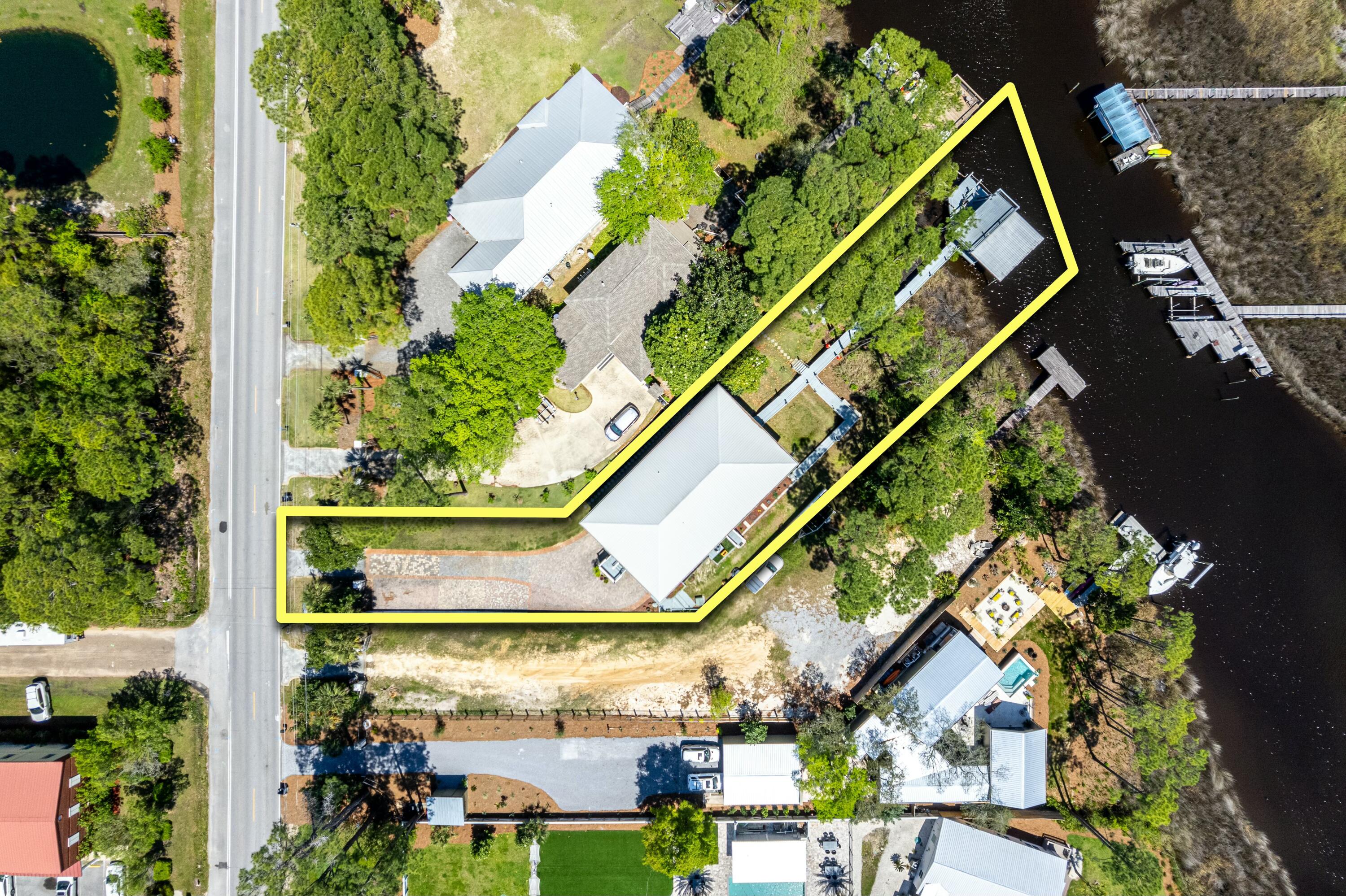 1158 Mack Bayou Road Santa Rosa Beach, FL 32459 - Photo 4 of 70 Aerial View