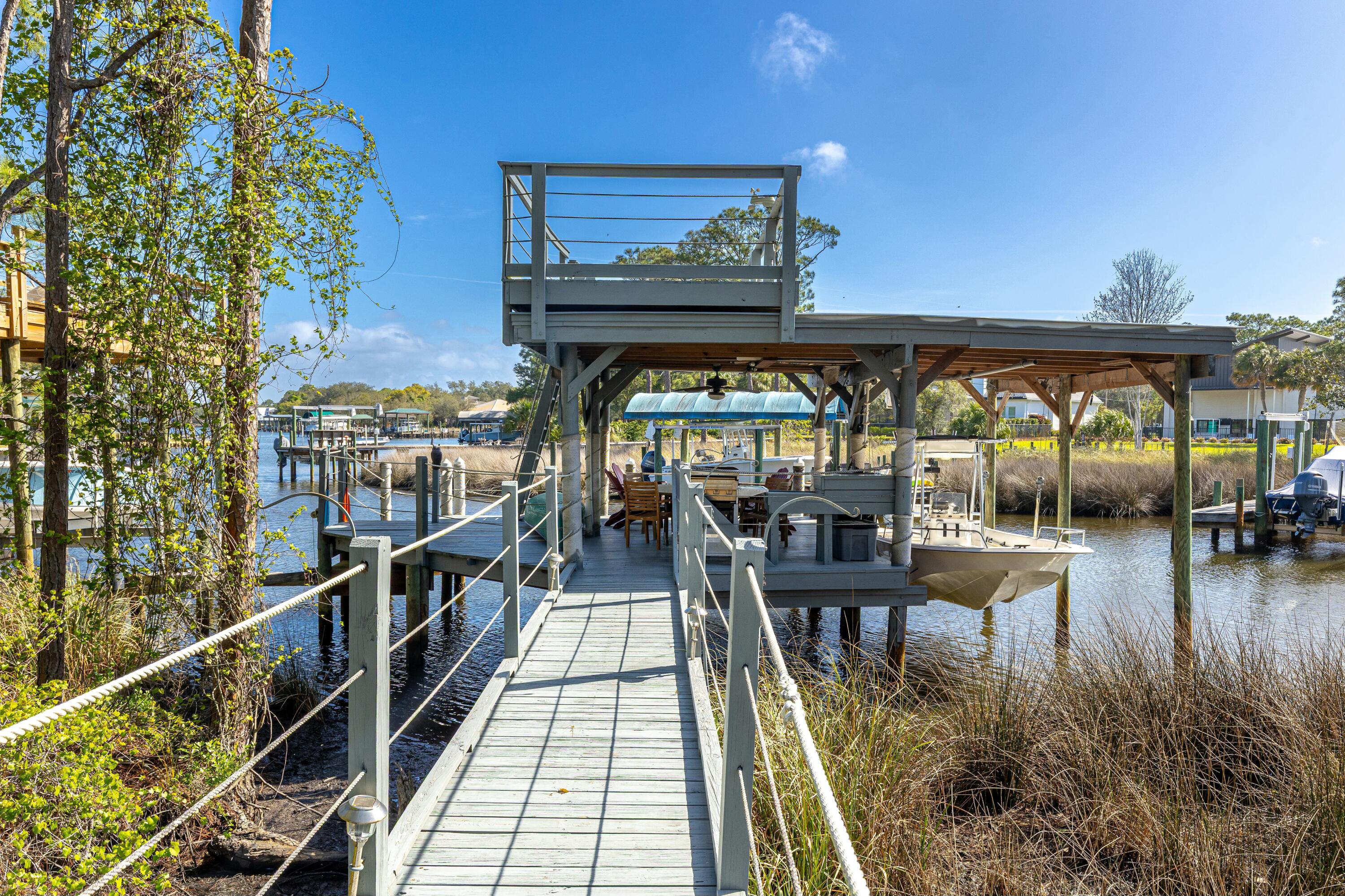 1158 Mack Bayou Road Santa Rosa Beach, FL 32459 - Photo 47 of 70 Boat House