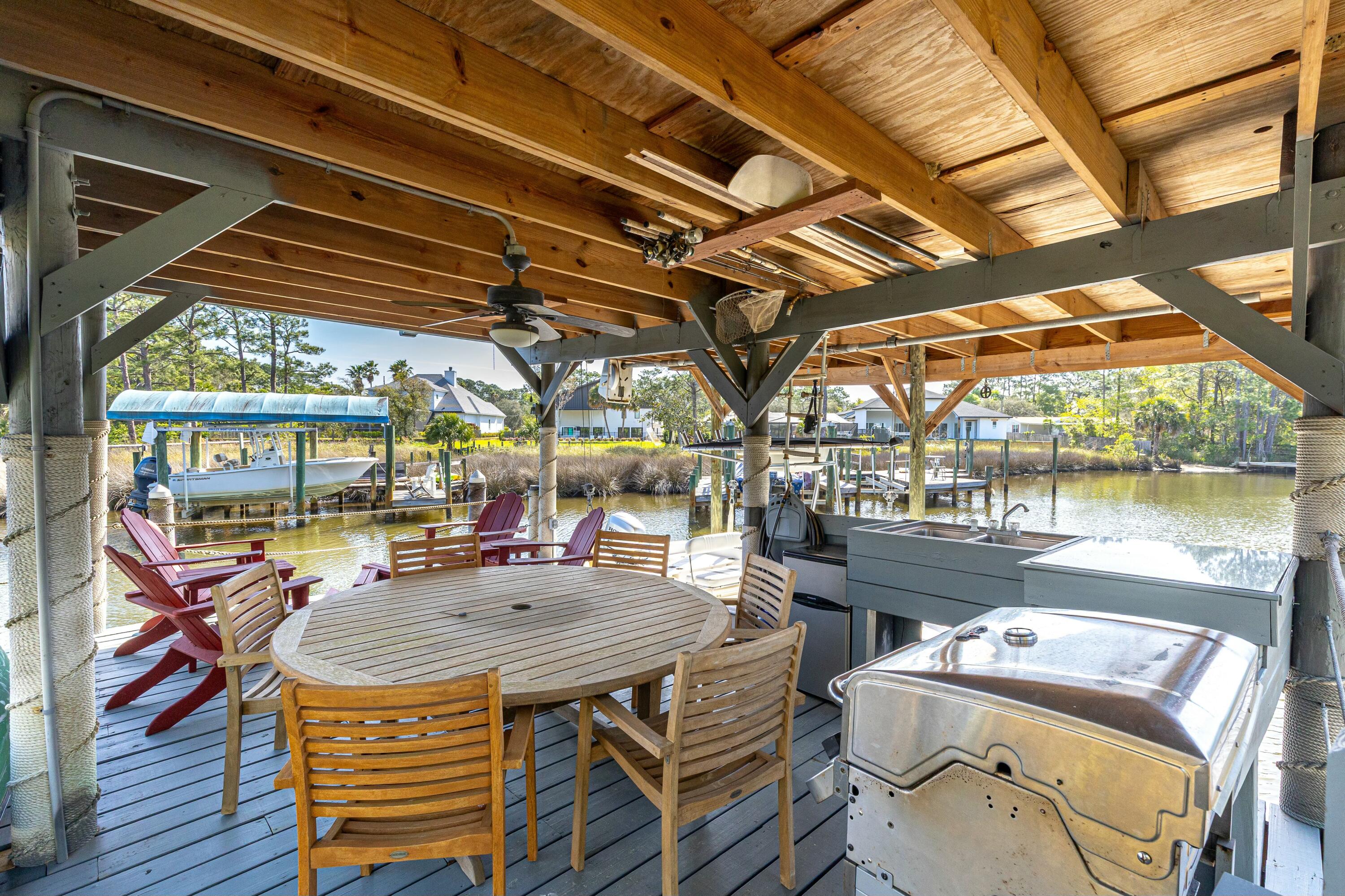 1158 Mack Bayou Road Santa Rosa Beach, FL 32459 - Photo 49 of 70 Boat House