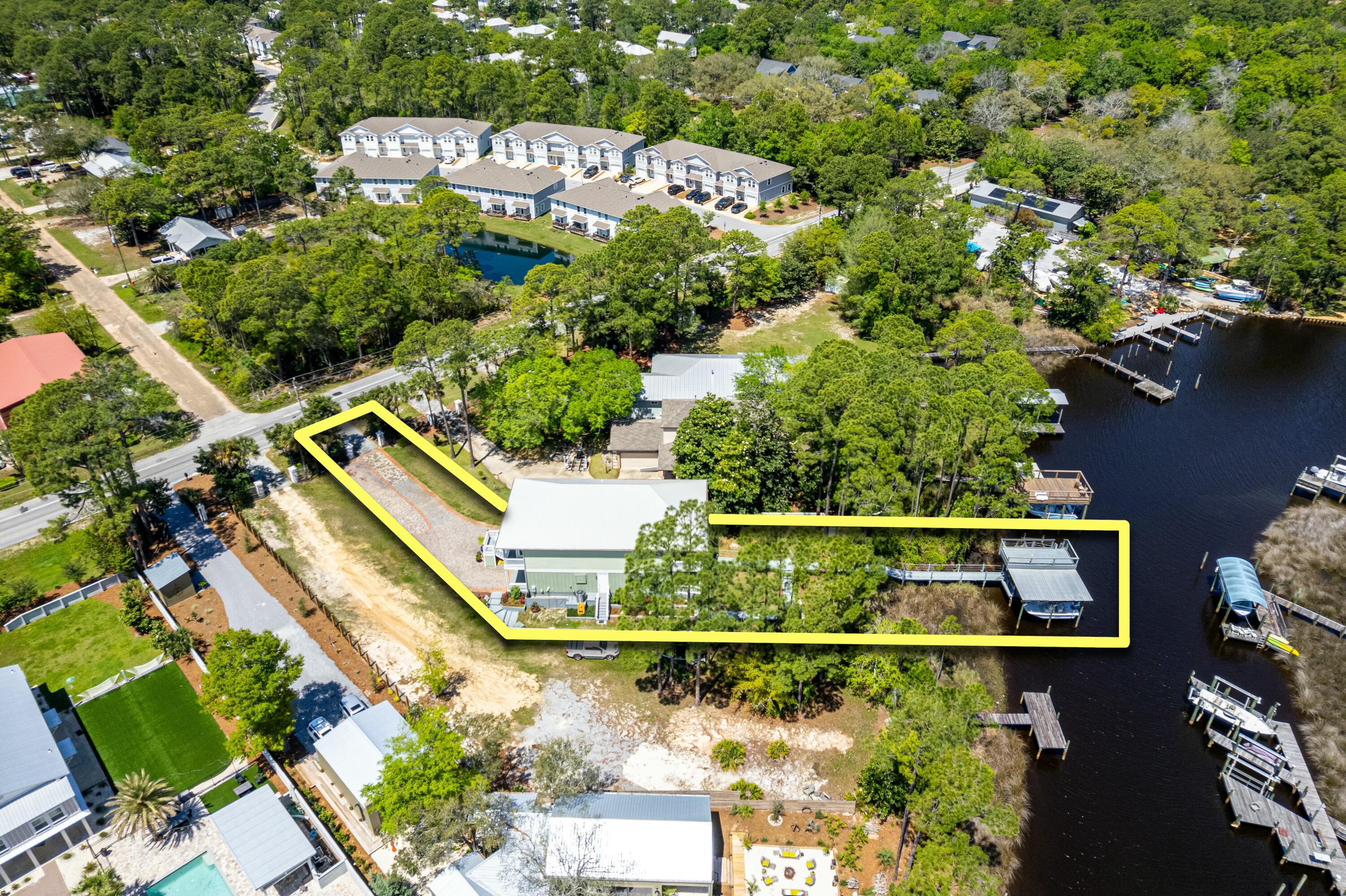 1158 Mack Bayou Road Santa Rosa Beach, FL 32459 - Photo 60 of 70 Aerial View