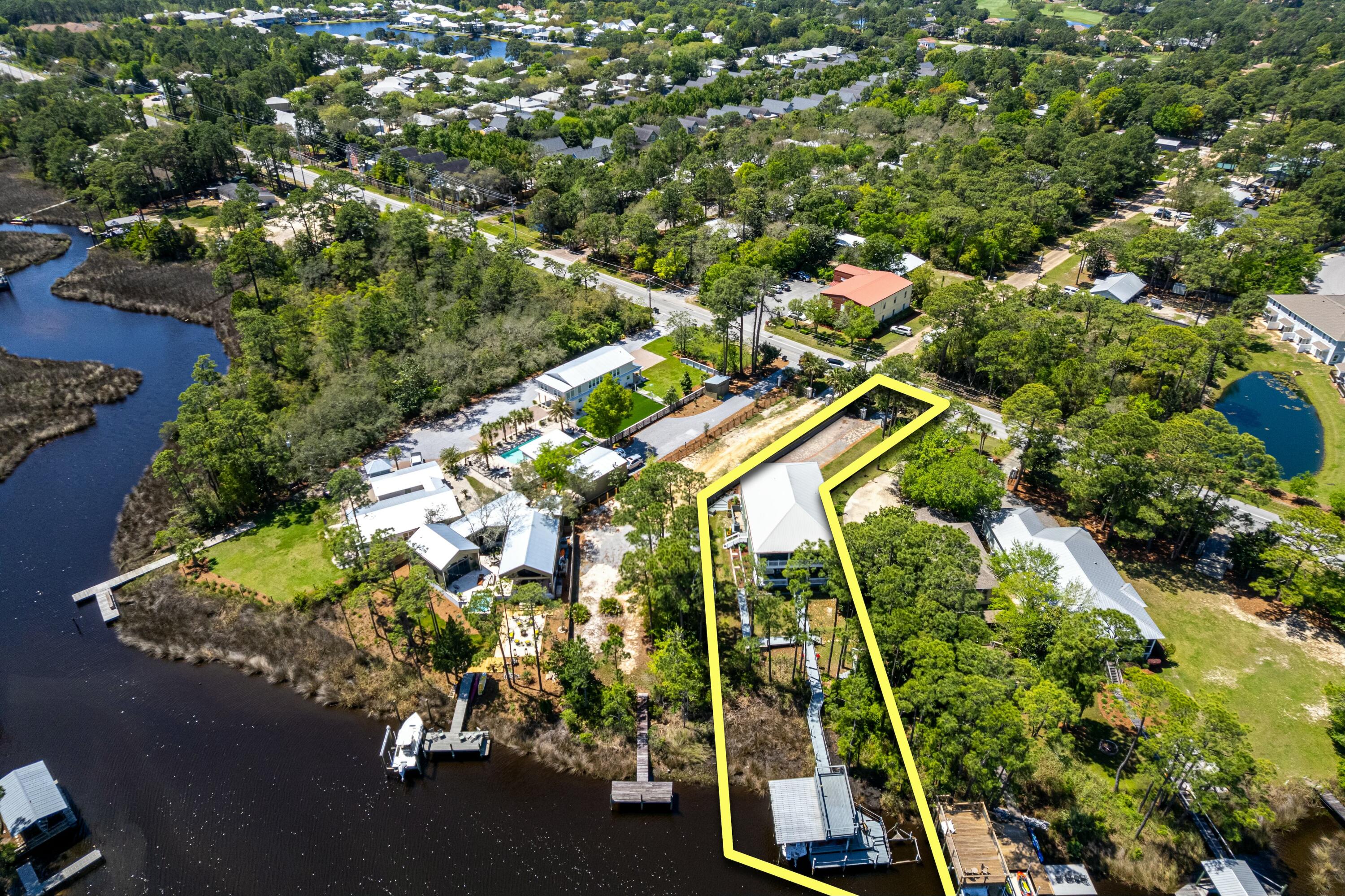 1158 Mack Bayou Road Santa Rosa Beach, FL 32459 - Photo 61 of 70 Aerial View