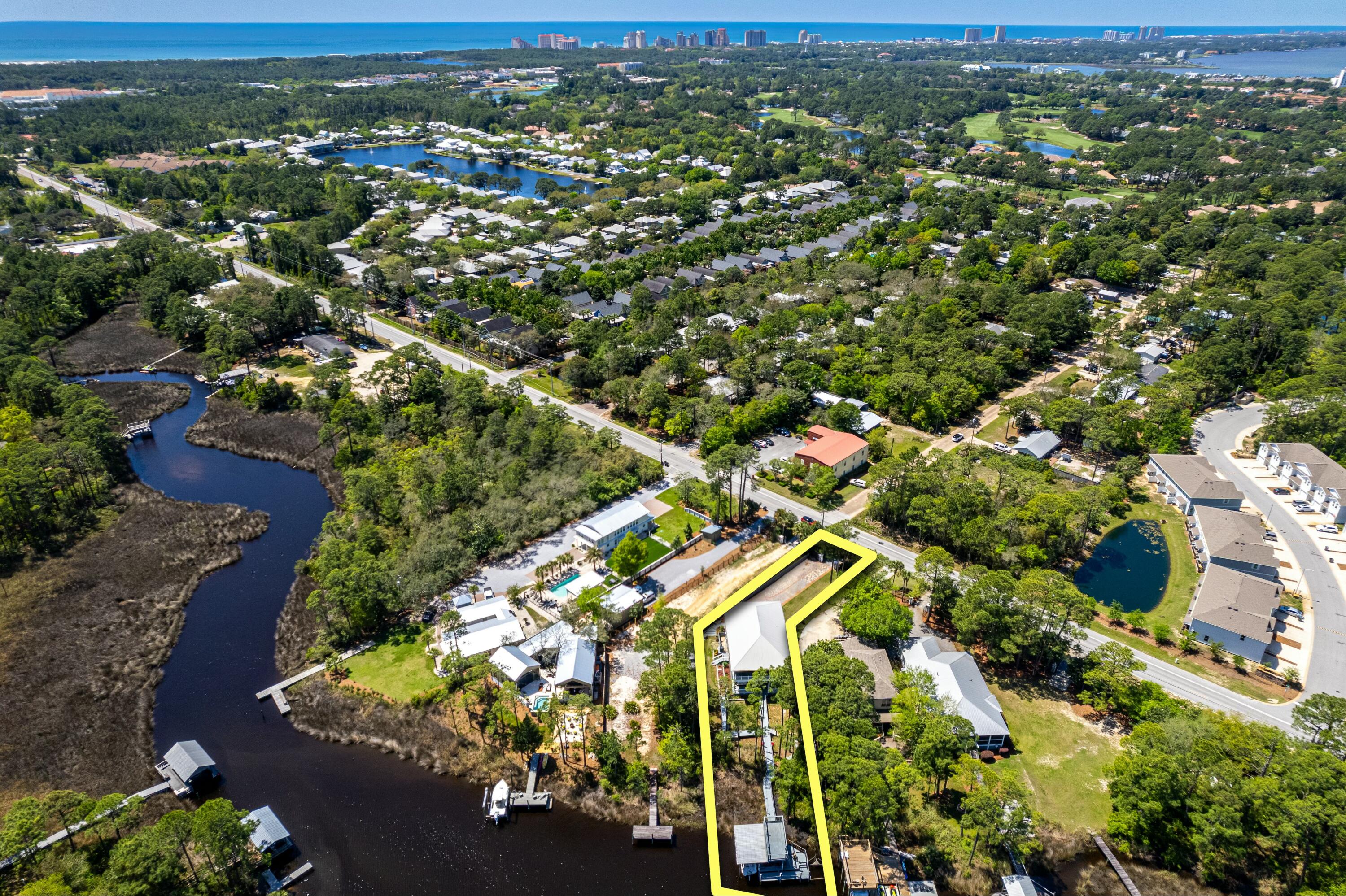 1158 Mack Bayou Road Santa Rosa Beach, FL 32459 - Photo 62 of 70 Aerial View
