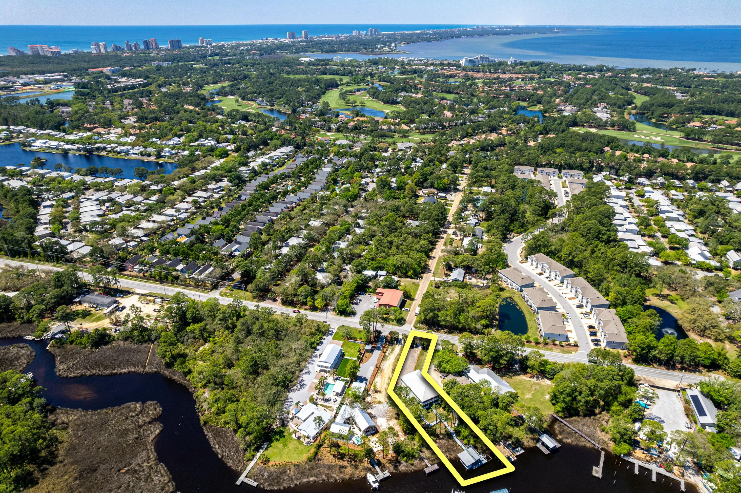1158 Mack Bayou Road Santa Rosa Beach, FL 32459 - Photo 65 of 70 Aerial View