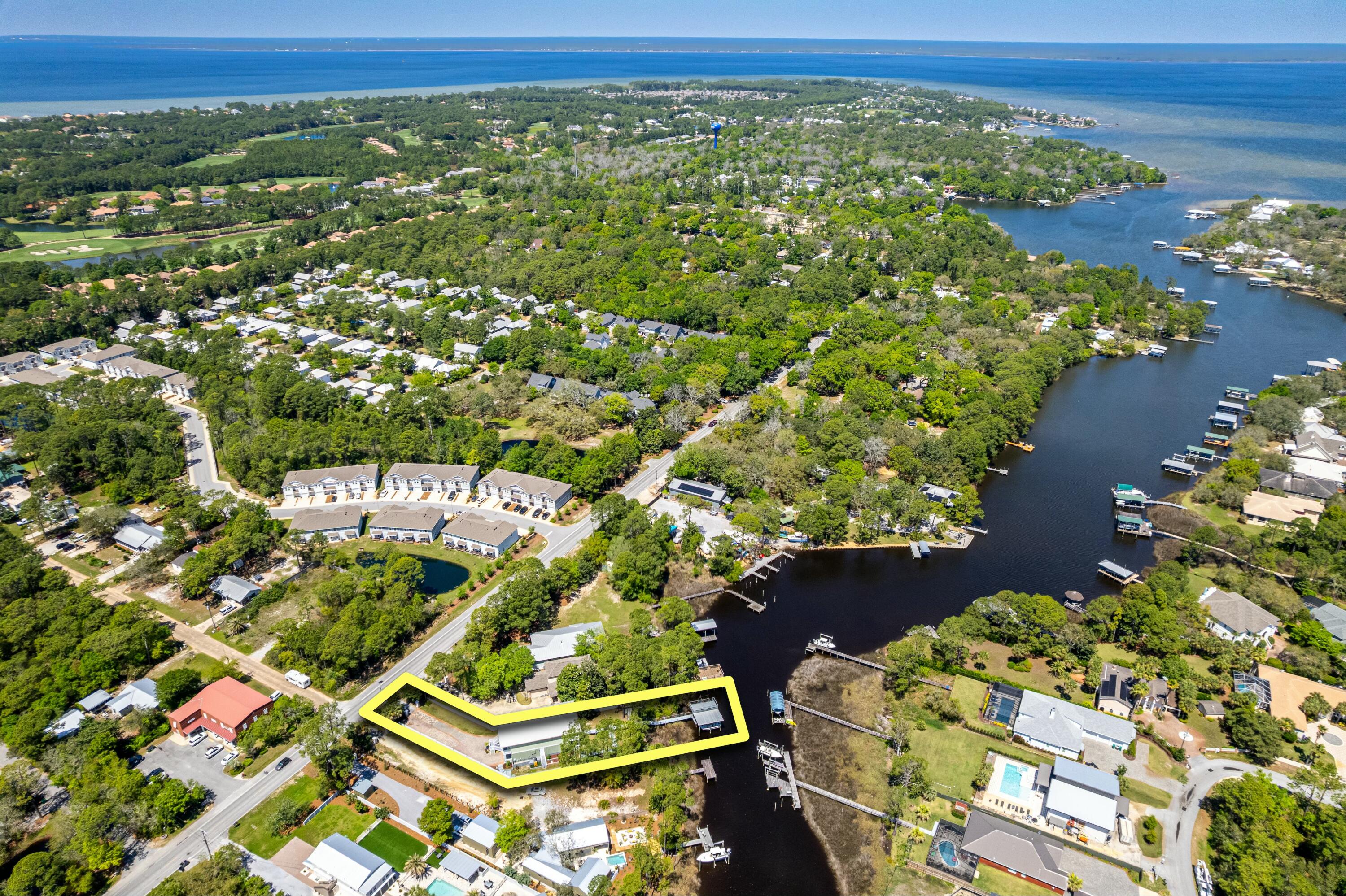 1158 Mack Bayou Road Santa Rosa Beach, FL 32459 - Photo 66 of 70 Aerial View