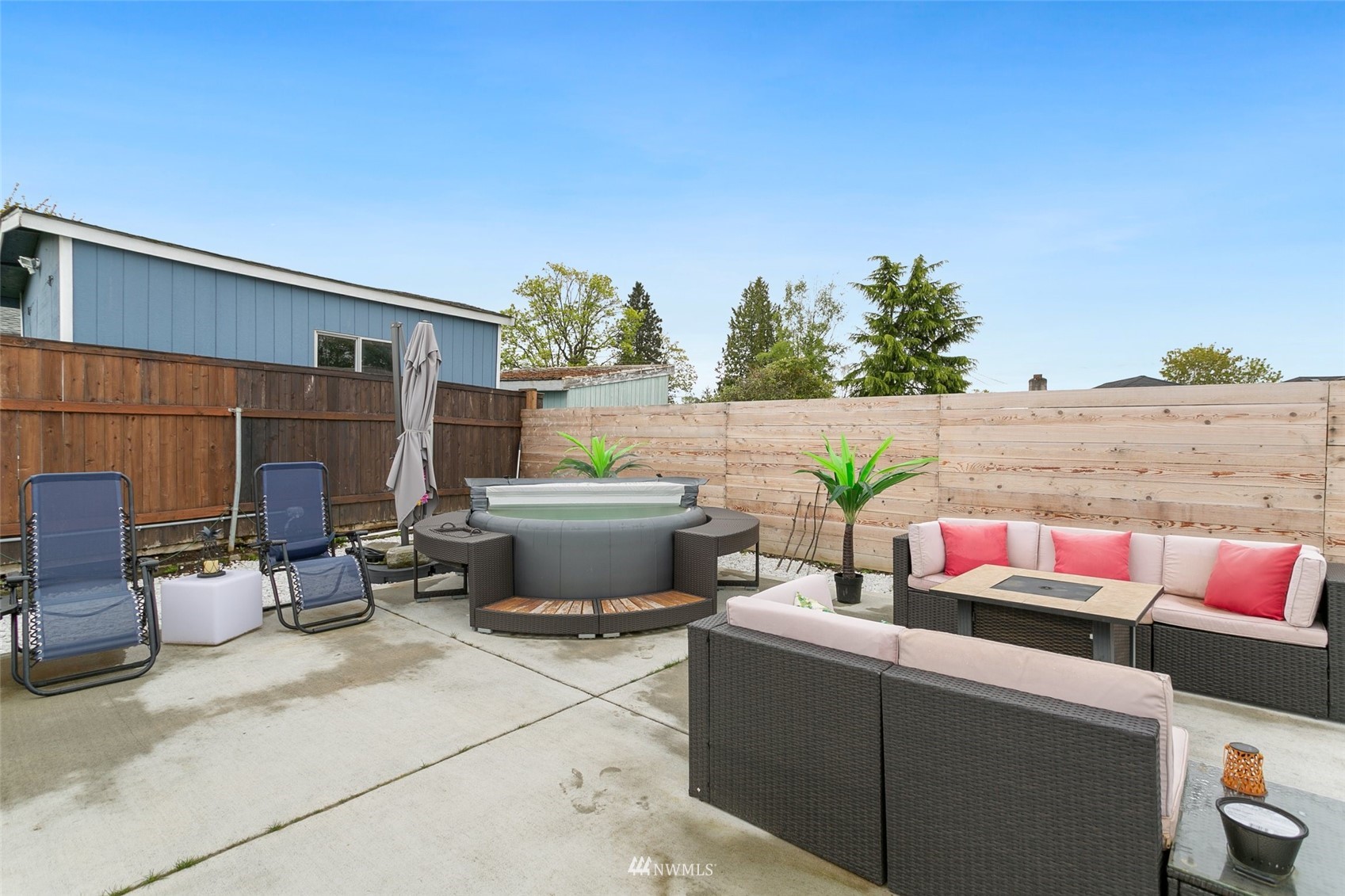 16543 Benson Road South Renton, WA 98055 - Photo 34 of 40 a view of yard from outdoor seating area