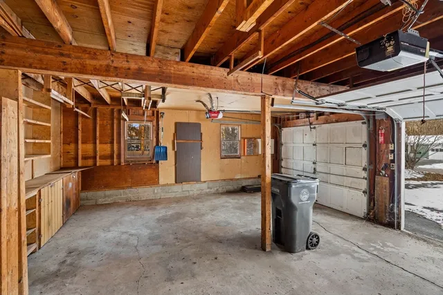 a view of a storage room