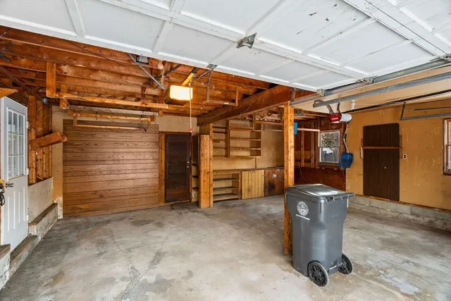 a view of a storage room