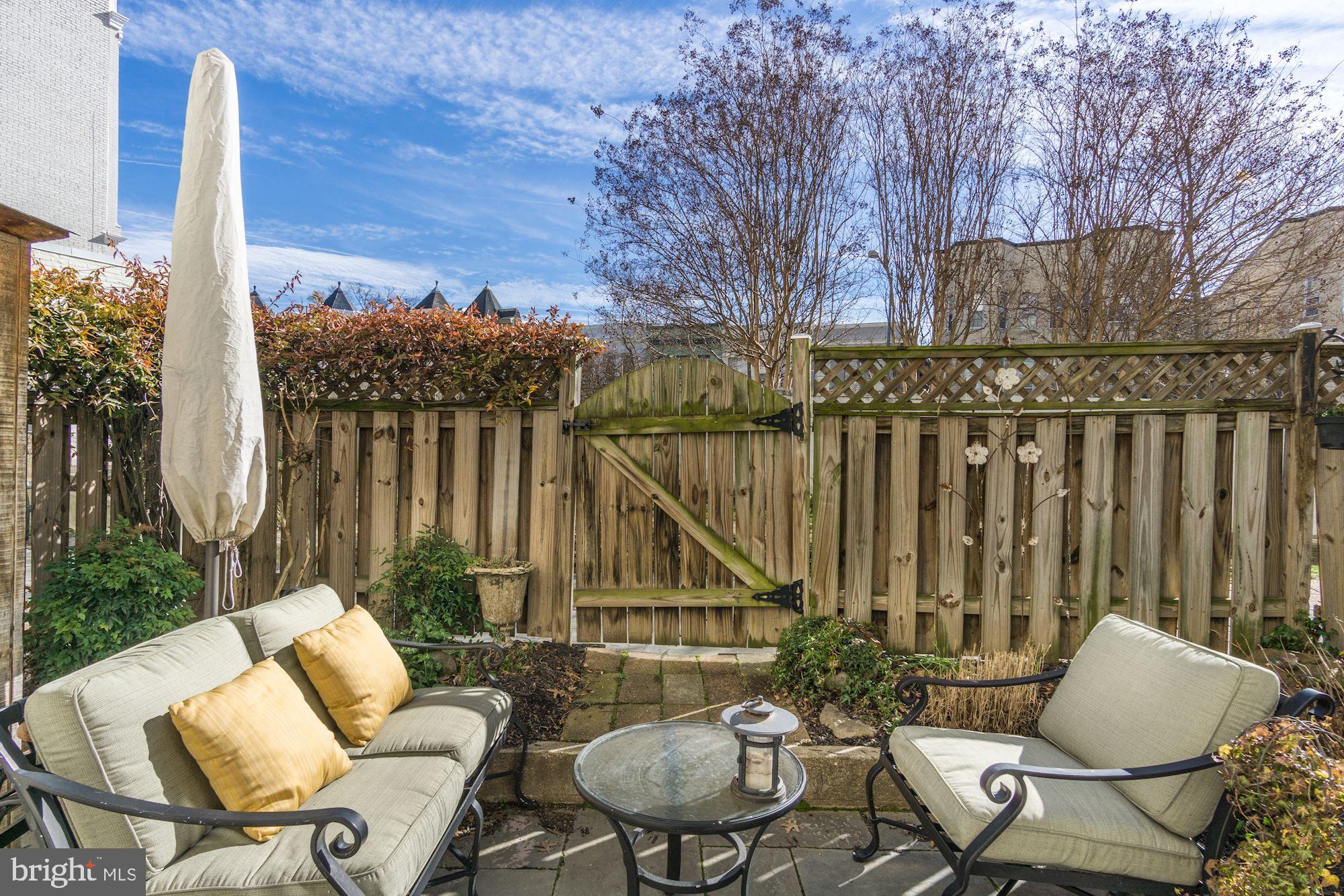 101 North Carolina Avenue Southeast, Unit 110 Washington, DC 20003 - Photo 26 of 35 Delightful private patio (south-facing)