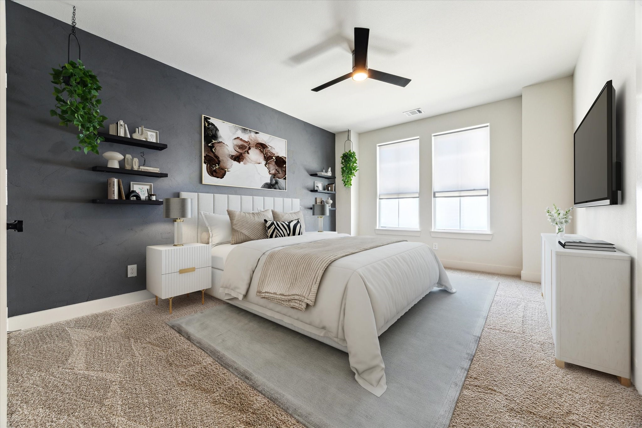 4155 Griggs Road Houston, TX 77021 - Photo 7 of 17 Virtually staged primary bedroom.