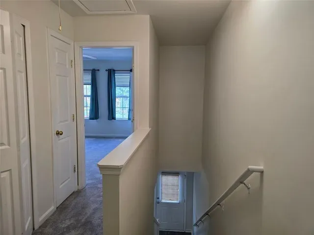 a view of entryway with a front door